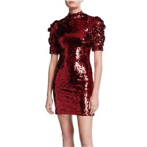 Alice + Olivia Brenna Sequin Cocktail Dress | Size 6